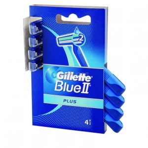 GILLETTE Blue II Plus  Rasoio Bilama Pelli Sensibili - 4pz