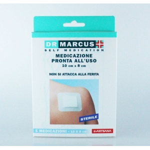 DR MARCUS Medicazione Pronta all'uso 10 cm x 8 cm 