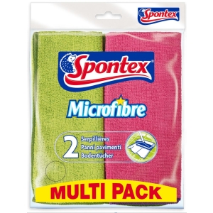 SPONTEX Microfibra Pavimenti - 2 pezzi 