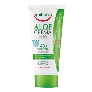 EQUILIBRA Aloe Crema Viso Idratante Protettiva con Filtro Solare - 75ml