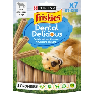FRISKIES Dental Delicious al gusto di Pollo - 7 pezzi