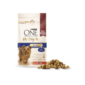 FRISKIES Purina One My Dog Is Mini Adult per Cani Taglia Piccola con Manzo e Riso - 800gr