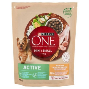 FRISKIES Purina One My Dog Is Active con Pollo e Riso - 800gr