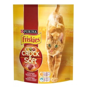 FRISKIES Crock & Soft Manzo Pollo e Verdure Sali Minerali e Vitamine - 400gr