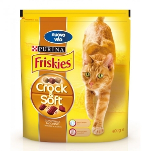 FRISKIES Crock & Soft Pollo Tacchino Verdure Sali Minerali e Vitamine - 400gr