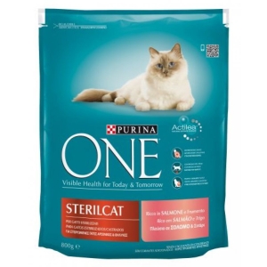 PURINA ONE Sterilcat per Gatti Starilizzati con Salmone e Frumento - 800gr