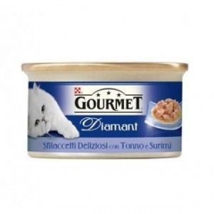 GOURMET Diamant Sfilaccetti Deliziosi di Tonno e Surimi - 85gr