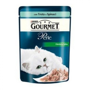 GOURMET Perle Filetti di Trota e Spinaci in Salsa - 85gr