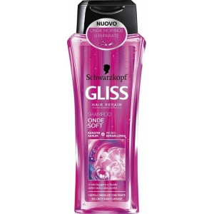 TESTANERA Gliss Hair Repair con Cheratina Liquida Shampoo Onde Satin per Capelli Mossi o Ricci - 250ml