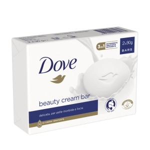 DOVE Beauty Cream Bar Original Sapone Solido Dermatologicamente Testato - 2pz