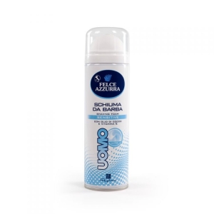 FELCE AZZURRA Uomo Schiuma da Barba Sensitive con Olio di Cocco e Vitamina E - 300ml