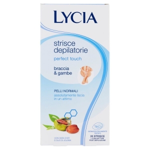 LYCIA Strisce Depilatorie Perfect Touch Braccia e Gambe per Pelli Normali - 20pz