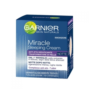 GARNIER Skin Naturals Miracle Sleeping Cream Anti-età Defaticante Trasformatore di Pelle Notte - 50ml