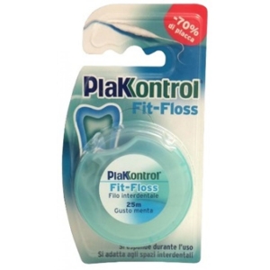 PLAKKONTROL Filo Interdentale Fit-Floss Gusto Menta - 25m