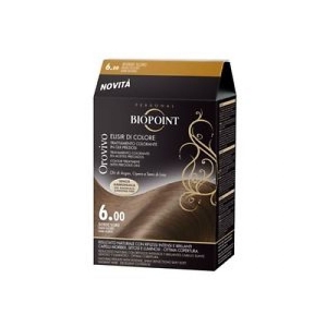 BIOPOINT Professional Orovivo Elisir di Colore Trattamento Colorante in Olii Preziosi di Argan Ginepro e Semi di Lino Senza Ammoniaca Colorazione 6.00 Biondo Scuro