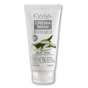 OMIA Crema Mani Eco Biologica Non Unge con Aloe Vera - 75ml