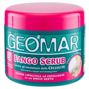 GEOMAR Fango Scurb Contro gli Inestetismi della Cellulite Azione Lipolitica ed Esfoliante - 600gr