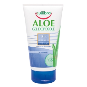 EQUILIBRA Aloe Gel Doposole Calmante 10% Aloe Vera con Succo di Cetriolo - 150ml