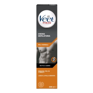 VEET Men Crema Depilatoria per il Corpo Pelli Normali - 200ml