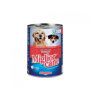 MIGLIOR CANE Bocconi con Manzo Vitamine e Minerali - 400gr