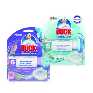 DUCK Fresh Discs Lavanda o Eucalipto Fragranza Continua - 6 dischetti 