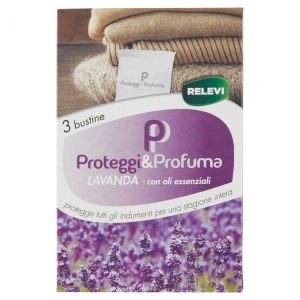 RELEVI Proteggi & Profuma Bustine Lavanda con oli essenziali - 3 Bustine