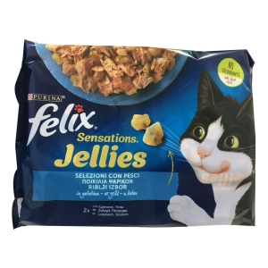 FELIX Sensations Jellies Selezioni con Pesci - 4*85gr