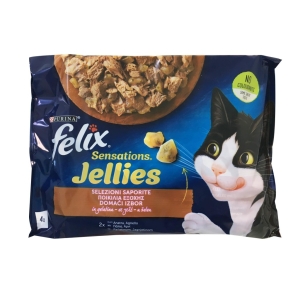 FELIX Sensations Jellies Selezioni Saporite - 4*85gr