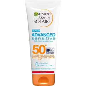 GARNIER Ambre Solaire Advanced Sensitive Latte Protettivo con Long UVA e UVB Molto Alta 50+ - 200ml