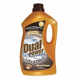 DUAL POWER Professional Detersivo Liquido per Lavatrice all'Essenza di Argan - 24 lavaggi