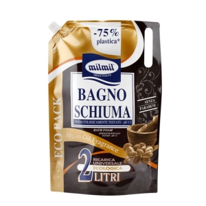 MIL MIL Bagno schiuma in Busta Ricarica Olio di Argan - 2 l