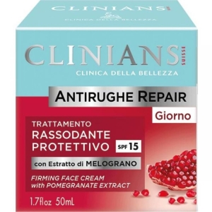 CLINIANS Azione Anti-età Antirughe Quotidiana Trattamento Attivo Rassodante Giorno - 50ml