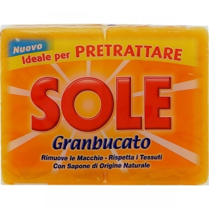 SOLE Sapone per Bucato Marsiglia 2x250 gr