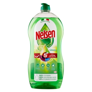 NELSEN Piatti Classic Limone Detersivo Liquido per Lavaggio a Mano -900ml