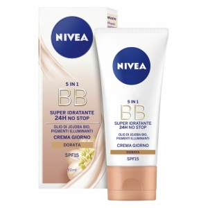 NIVEA Crema BB 5in1 Super Idratante 24h SFP15 Dorata - 50ml