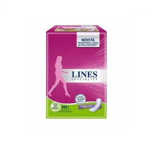 LINES Specialist Assorbenti Normal Pants per Incontinenza con Barriera Laterali Protettive - 12pz