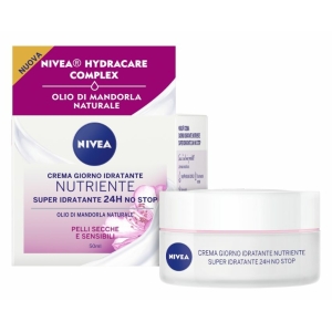 NIVEA Crema Giorno Idratante Nutriente Pelli Secche e Sensibili - 50ml