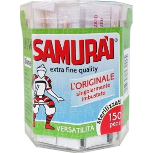 SAMURAI Extra Fine Quality Stuzzicadenti in Barattolo - 150pz