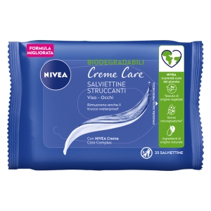 NIVEA Visage Salviettine Stuccanti Viso Creme Care - 25pz