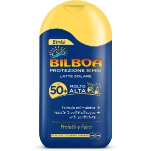 BILBOA Bimbi Latte Solare Anti Scottature Protezione Molto Alta 50+ - 200ml