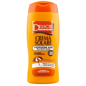 DELICE Solaire Crema Solare Protezione Alta Pelle Molto Chiara 30 - 250ml