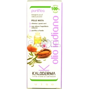 KALODERMA Olio Indiano Purifica Detergente con Oli Vegetali Purissimi - 50ml