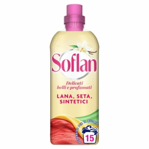 SOFLAN Detersivo Liquido a Mano e in Lavatrice Vaniglia -900ml