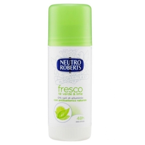 NEUTRO ROBERTS deodorante Stick Fresco Lime e The Verde 