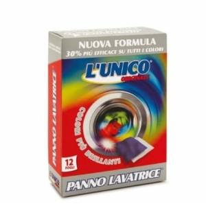 Lâ€™UNICO Panno Lavatrice per Lavaggi con Colori Misti - 12pz