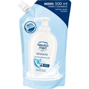NEUTROMED Sapone Liquido pH 5.5 Idratante con Pro-Vitamina B5 Ricarica - 500ml 