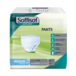  SOFFISOF LADY Air Dry Pannolini Pants Pull Up con Tessuto Traspirante Taglia M Extra Assorbente - 9pz