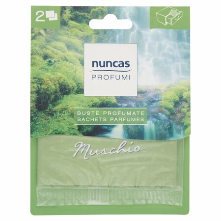 Nuncas Profumi Buste profumate muschio 2 pezzi