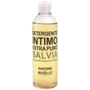 SAPONE DEL MUGELLO Detergente Intimo Extra Puro Salvia pH 4.5 - 250ml&#65279;.