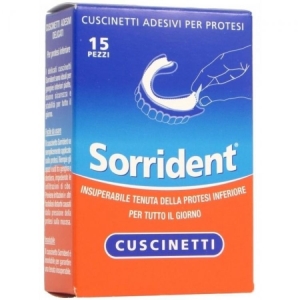 SORRIDENT Cuscinetti Adesivi per Protesi Dentale - 15pz